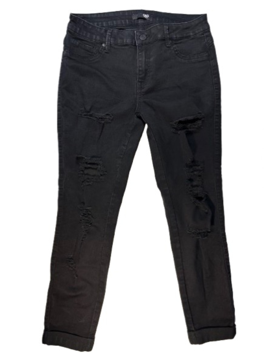 G by Guess Black Distressed Skinny Jeans